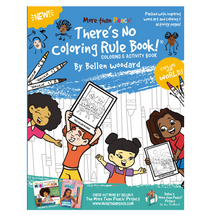 Load image into Gallery viewer, NEW! More than Peach® "There's No Coloring Rule Book" (NO RULES II) Coloring Book BUNDLE!
