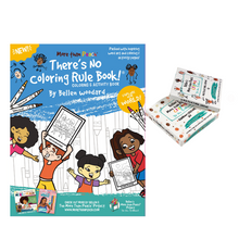 Load image into Gallery viewer, NEW! More than Peach® "There's No Coloring Rule Book" (NO RULES II) Coloring Book BUNDLE!