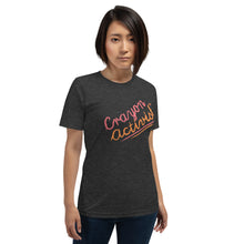 Load image into Gallery viewer, More than Peach® Adult Crayon Activist® Sleeve T-Shirt - Unisex