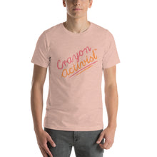 Load image into Gallery viewer, More than Peach® Adult Crayon Activist® Sleeve T-Shirt - Unisex