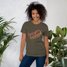 Load image into Gallery viewer, More than Peach® Adult Crayon Activist® Sleeve T-Shirt - Unisex