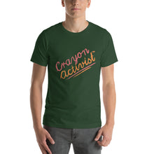 Load image into Gallery viewer, More than Peach® Adult Crayon Activist® Sleeve T-Shirt - Unisex