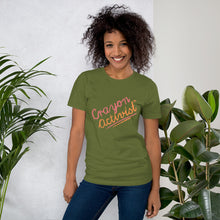 Load image into Gallery viewer, More than Peach® Adult Crayon Activist® Sleeve T-Shirt - Unisex