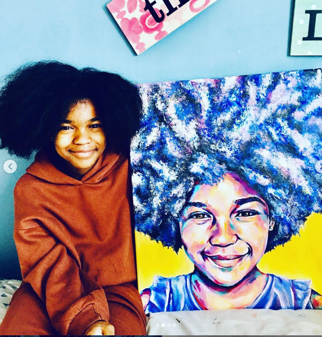 Thank you Sara. Mia, & KOTY for the AMAZING Portrait!