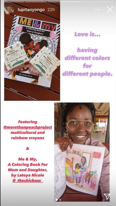OMG! So Cool! Shoutout from Lupita Nyong'o
