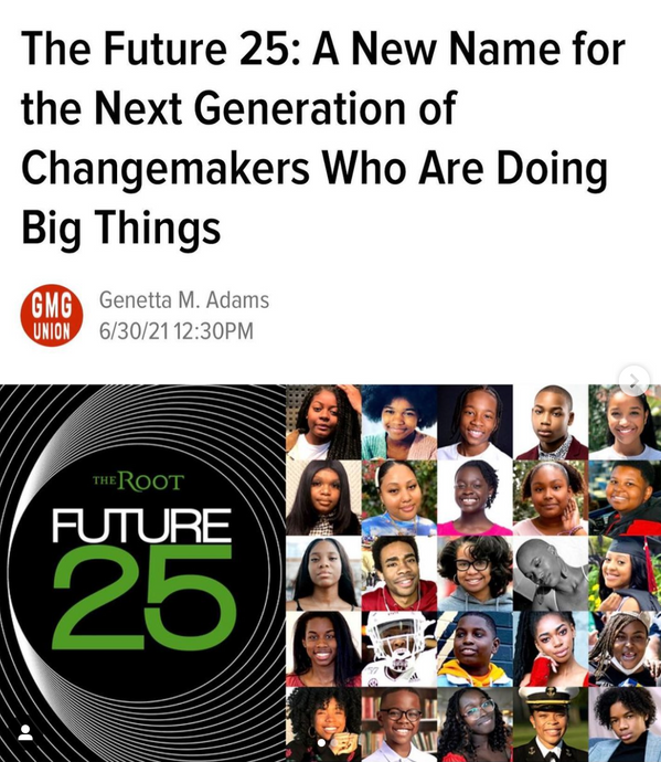 Named The Root’s Top 25 Futurist!