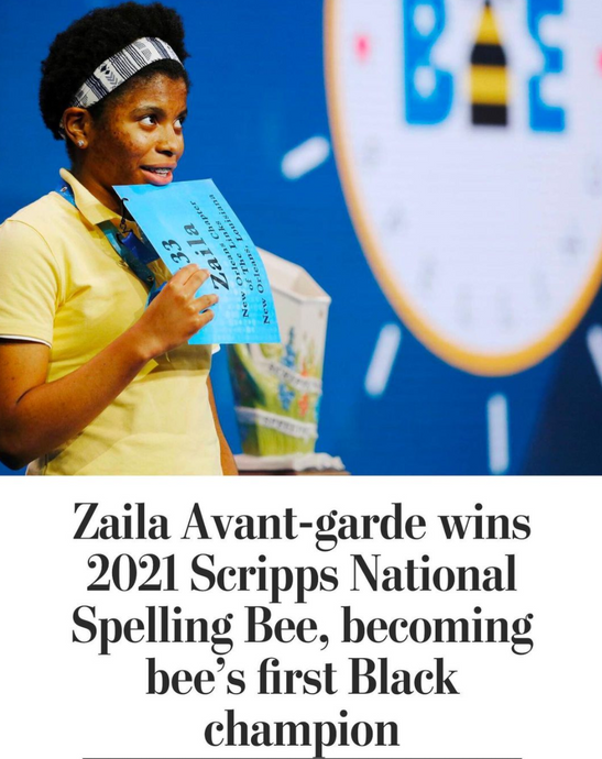 HUGE Congrats to Zalia! #RepresentationMatters