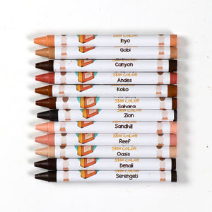 SOLD OUT! More than Peach® Palette Packet with Premium Multicultural & Rainbow Crayons [RECENT RESTOCK!]