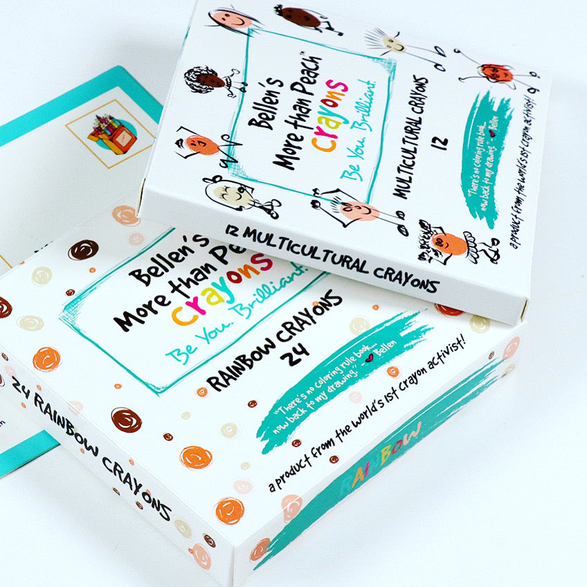 Back-in-Stock! More than Peach® Crayons -Multicultural & Rainbow Crayons -SUPPLY LIST BUNDLE -Enhanced Quality