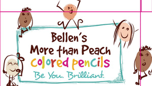 More than Peach® Colored Pencils- Multicultural ('Skin-tone') & Rainbow (Traditional) Combo Pack.
