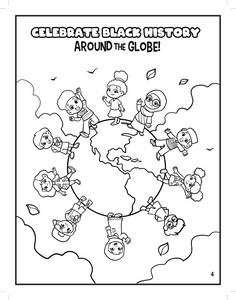 LIMITED TIME ONLY -BEGINNING 1/10!-  More than Peach® Black History is World History Coloring & Activity Book