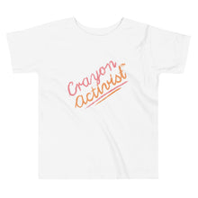 Load image into Gallery viewer, More than Peach® Toddler Crayon Activist® Short Sleeve Tee
