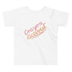 More than Peach® Toddler Crayon Activist® Short Sleeve Tee