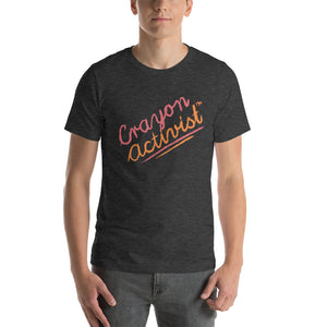 More than Peach® Adult Crayon Activist® Sleeve T-Shirt - Unisex