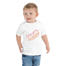 Load image into Gallery viewer, More than Peach® Toddler Crayon Activist® Short Sleeve Tee
