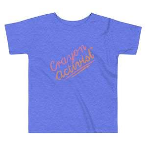 More than Peach® Toddler Crayon Activist® Short Sleeve Tee