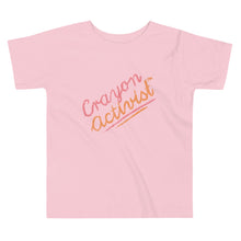 Load image into Gallery viewer, More than Peach® Toddler Crayon Activist® Short Sleeve Tee
