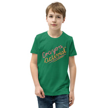 Load image into Gallery viewer, More than Peach® Youth Crayon Activist T-Shirt in &quot;Many Beautiful Colors!&quot; -Unisex
